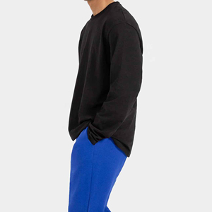 เสื้อยืดผู้ชายไซส์ใหญ่พิเศษสำหรับคุณ ผ้าฝ้ายสำหรับฤดูร้อน สกรีนโลโก้ส่วนตัว ป้ายแบรนด์เรียบง่าย สีพื้น ทรงโอเวอร์ไซส์ สไตล์ลำลอง - Product Image 6