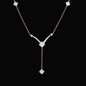 จี้เพชรทรงมาร์คีส์สามเม็ด ประดับด้วยทองคำขาว 14K หรูหรา พร้อมใบรับรอง IGI สร้อยคอจี้แบบเรียบหรู เครื่องประดับชั้นดีสำหรับผู้หญิง ของขวัญวันครบรอบแต่งงาน - Product Image 4