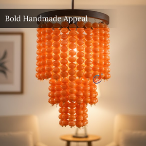 ลูกปัดทรงกลมรอนเดลล์สีส้มพรีเมียมขนาด 8 มม. |   ลูกปัดพลอยธรรมชาติเงางามสำหรับทำสร้อยข้อมือ สร้อยคอ และงาน DIY - Product Image 4