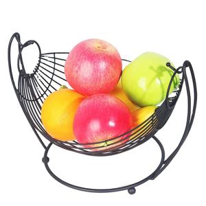 Table Top Decorative Fruits <b>Basket</b> Iron Metal Wire Single Layer Storage <b>Baskets</b> <b>Veg</b> and Fruits - Product Image 1