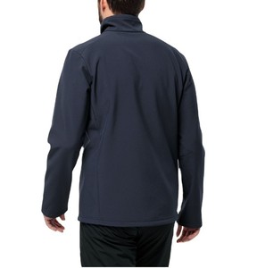 Veste softshell homme personnalisée, respirante, légère, avec poche poitrine, col montant, pour l'hiver, vente en gros - Product Image 1
