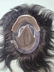 Perruque indienne Remy de haute qualité avec dentelle HD transparente, sans colle, grande taille, couleur roux gingembre, avec baby hair - Product Image 5