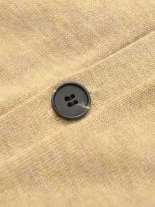 Cardigan en tricot uni à col en V pour homme, manches longues, boutonné, pull décontracté coupe ajustée, automne-hiver, kaki, tricot pour homme - Product Image 4