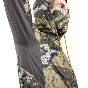 Sudadera con Capucha de Camuflaje para Caza, Camiseta Transpirable de Secado Rápido para Hombre con Máscara Integrada para Tiro con Arco y Deportes al Aire Libre - Product Image 3