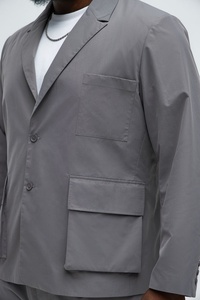Blazer de Invierno para Hombre, Estilo Casual, de Primera Calidad, Nuevo, Moderno, Corte Entallado, Poliéster/Algodón - Product Image 4