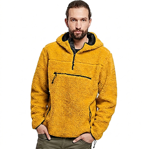 Sudadera con Capucha y Cierre de Cremallera para Hombre, 100% Algodón, Antipilling, Color Sólido, Informal, para Invierno, Corte Regular, Tejido de Punto - Product Image 4