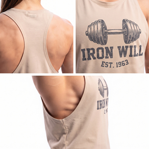 Débardeur imprimé 100 % coton et polyester pour femme, dos nageur, écologique, respirant, idéal pour la gym et le fitness - Product Image 6