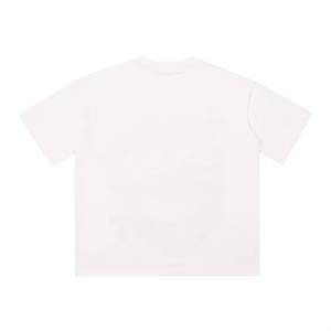 T-shirt court coupe boxy à manches courtes en coton épais surdimensionné pour homme 260 GSM imprimé numériquement - Product Image 2