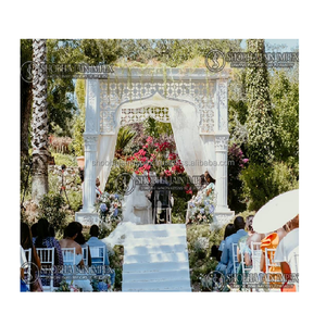 Decoraciones de Mandap para Bodas de Estilo Contemporáneo, Duraderas, con Plástico Reforzado con Fibra, Elegante Decoración para Bodas - Product Image 1