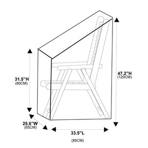 Copertura per Mobili da Esterno Classici, Resistente e Impermeabile, per Sedie da Patio - Product Image 5