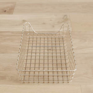 Decorative Metal <b>Wire</b> <b>Basket</b> Fruit <b>Storage</b> Rack Best Quality Metal Iron Mesh <b>Wire</b> Black Powder Coated Supplies - Product Image 4