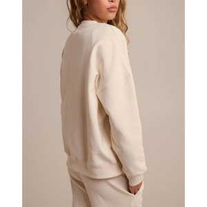 Sudadera Personalizada Transpirable de Gran Peso, Forro Polar de Poliéster, Estampado 3D, Estilo Urbano, Sudadera Blanca para Mujer - Product Image 6