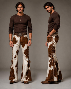 Pantalones de Motociclista de Cuero Vacuno Auténtico, Ropa de Motociclismo Premium, Pantalones para Hombre - Product Image 6