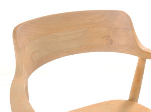 Chaise de bar en bois massif de style scandinave moderne pour la maison, le bar, l'hôtel, la villa - Product Image 5