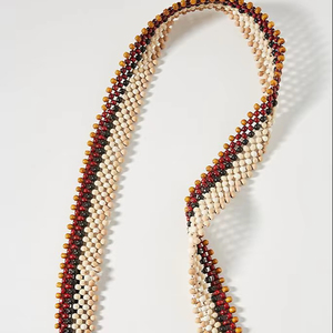 สายรัดลูกปัดสีเบจหลากสีสายนักออกแบบระดับพรีเมียมที่เป็นกลาง - Product Image 1