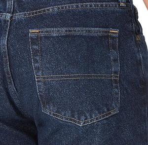 Shorts en jean bleu classique pour homme, taille mi-haute, décontracté, respirant, 100 % coton, extensible, mode estivale, confortable pour le quotidien - Product Image 5
