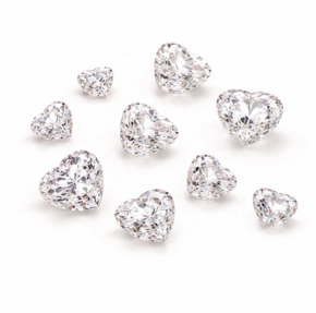 Diamantes CVD cultivados en laboratorio, corte corazón, 3mm, 3.5mm, 4mm, 4.5mm, sueltos, color D, Free Fire, marca SB, modelo CVD Heart para fabricación de joyas - Product Image 2