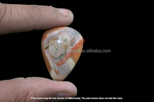 Cabochon de Jaspe Impérial 100% Naturel, Taille Personnalisée, Forme Poire, FAIJAN GEMS Rajasthan, Pierre Précieuse Certifiée par un tiers, Vente en Gros - Product Image 2
