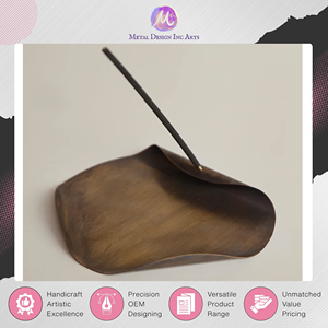 Líderes en la suministro de portaincenso y recogedor de cenizas de diseño moderno, hechos a mano con latón macizo de excelente calidad, de un proveedor indio. - Product Image 4