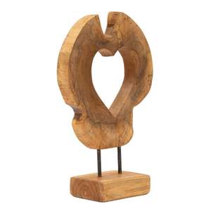 Escultura Decorativa de Madera para Mesa y Estante - Product Image 1