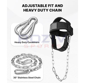 Sangle de Tête et de Menton Rembourrée en Néoprène Ajustable Roziv Sports RS-HCS-01 - Équipement de Gymnastique Personnalisable de Qualité Supérieure pour l'Entraînement Musculaire - Product Image 4