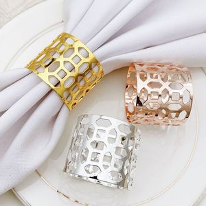 Graceful Metal Napkin Ring Designed For Elegant Dining Experience With Decorative Look And Durable Metal Body - Product Image 3