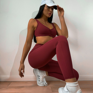 Heavy Fashion Printed Fitness Workout Yoga Set Sports Bra And Legging Set - Product Image 1