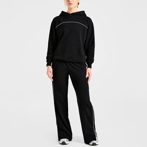 Sudaderas con Capucha para Mujer, Diseño Personalizado con Logotipo, Corte Holgado, Bolsillo Frontal, Puños y Dobladillo Acanalados, Cómodas y Ecológicas, Venta al Por Mayor - Product Image 5