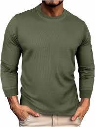 Vêtements de sport à manches longues, coupe ajustée, vêtements de gym de haute qualité, sweat-shirt pour homme, col rond uni, automne-hiver - Product Image 4
