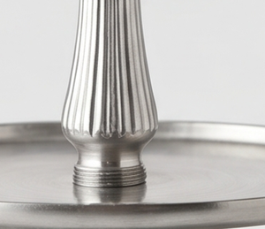 Support à gâteau en acier inoxydable de qualité supérieure à cinq niveaux, plateau de service réutilisable multi-étages pour une présentation élégante des desserts - Product Image 2