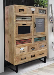 Armoire à tiroirs en bois Armoires de salon Nouvelles armoires avec meubles de chambre en bois massif avec meubles de salon de luxe - Product Image 3