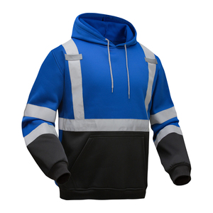 Sweat à capuche de travail imperméable haute visibilité pour homme, personnalisable avec logo et taille, fabriqué au Pakistan - Product Image 4