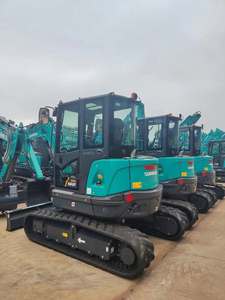 Mini-excavatrice Sunward 3,6 tonnes à queue courte, moteur, chenilles en caoutchouc, machine utilitaire compacte - Product Image 3