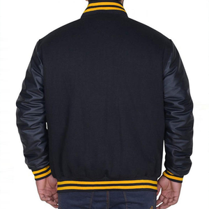 Chaqueta Varsity para Hombre, Corte Ajustado, Ecológica, de Secado Rápido y Transpirable, Color Personalizado, Algodón y Poliéster, Logotipo Bordado en la Parte Delantera - Product Image 3