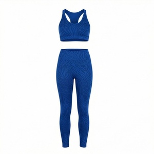 Womens Sublimation Print Two Piece Yoga Set Seamless Gym Fitness Bra <b>Butt</b> <b>Lifting</b> <b>Leggings</b> Pant Workout Athletic Apparel - Product Image 1