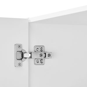 Armadio a Muro a 2 Ripiani da 32 Pollici per Lavanderia con Ripiano Regolabile e 2 Ante per Stoccaggio a Parete - Product Image 2