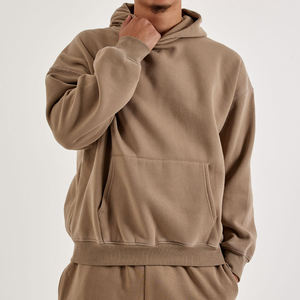 Ensemble de survêtement homme personnalisé en molleton brossé, style streetwear oversize, fabriqué aux États-Unis - Product Image 1