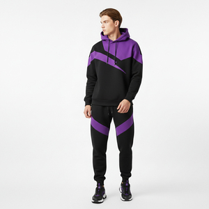 Ensemble de survêtements de sport personnalisés avec logo pour hommes, idéal pour la gym, le fitness et le jogging – Vêtements de sport OEM en gros à vendre - Product Image 5