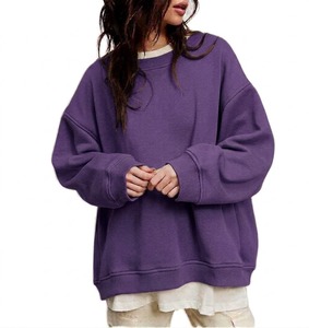 Sudadera Holgada Informal para Mujer, Tejida con Spandex/Nylon, Ropa Deportiva, Holgada, para Invierno y Otoño, Transpirable - Product Image 1