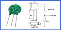 Varistor à oxyde métallique TMOV 14D 20D 25D, protection contre les surtensions à 3 broches avec protection thermique pour équipement médical