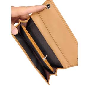 Cartera de Cuero Elegante de Gran Capacidad para Mujer, Nuevo Diseño, Práctico Bolso de Mano con Cremallera y Tarjetero, Monedero Largo de Moda Femenina de Lujo - Product Image 6