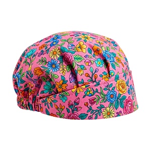 Latest Premium Quality Wholesale Working Nursing Hats With Buttons Adjustable <b>Tie</b> <b>Back</b> Nurse Cap Hospital Accessories Scrub Caps - Product Image 1