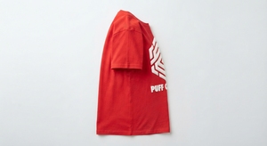 Camiseta Roja de Jersey 100% Algodón para Hombre, Manga Corta, Cuello Redondo, Estampado Frontal, Logotipo Personalizado, Estilo Casual Urbano - Product Image 3