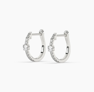 Custom 14KT Gold Lab Created Diamond Vintage <b>Stud</b> <b>Earrings</b> IGI Certified Gold Women <b>Fine</b> Jewelry Anniversary Party Gift - Product Image 3