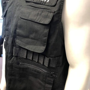 Gilet de sécurité haute visibilité ANSI Classe 3 Type R, couleur lime, respirant, en polyester mesh, fermeture auto-agrippante, 2 compartiments intérieurs - Product Image 4