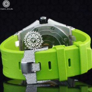 Montre de luxe pour homme Charm_Jewells en acier inoxydable, cadran analogique 40 mm, verre saphir, mouvement mécanique, date automatique, étanche 10 bars - Product Image 4