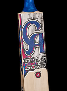 Bate de críquet Premium English Willow CA GOLD, ligero, con logo personalizado, diseño equilibrado para control, comodidad y uso duradero. - Product Image 5