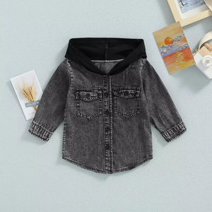 Oferta Especial: Chaquetas Vaqueras de Mezclilla para Niños y Niñas, Ropa de Abrigo para Otoño y Primavera - Product Image 4