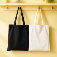 Sac fourre-tout écologique pour femme en coton recyclé, personnalisable avec logo, MOQ faible, réutilisable, en toile avec poignées en corde et fermeture éclair, idéal pour le shopping