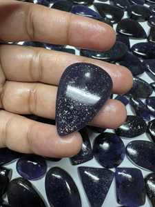 Iolita Negra Natural, Cabujón de Piedra del Sol, Gema Semipreciosa Suelta para Joyería, Producto a Granel Hecho a Mano, Forma Personalizable - Product Image 4